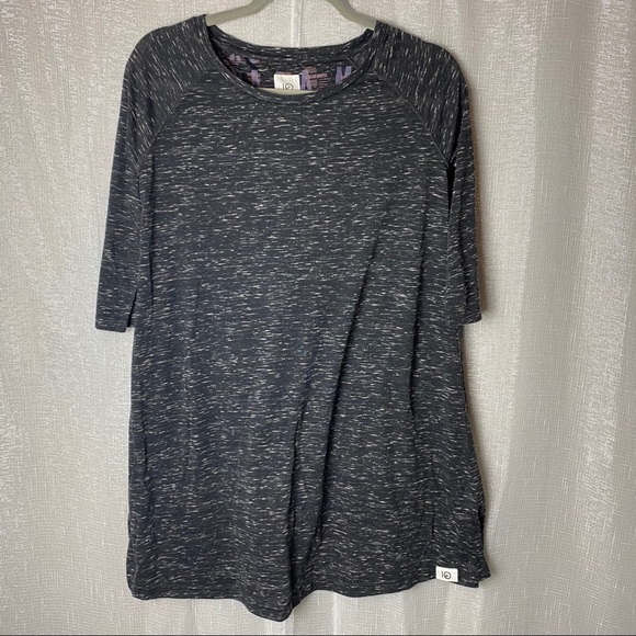 tentree Tops - Tentree black marled 3/4 sleeve top ~S